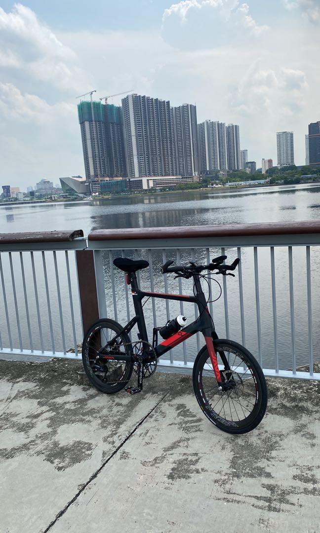 Java Mini velo cl (Category: Bicycles) located in Singapore. Submitted by w8443j (Listing ID 1159766954, Image 1). Description: Upgraded decaf carbon rims Bolany crank n 56t chainring Carbon stem n bar Eagon grips .