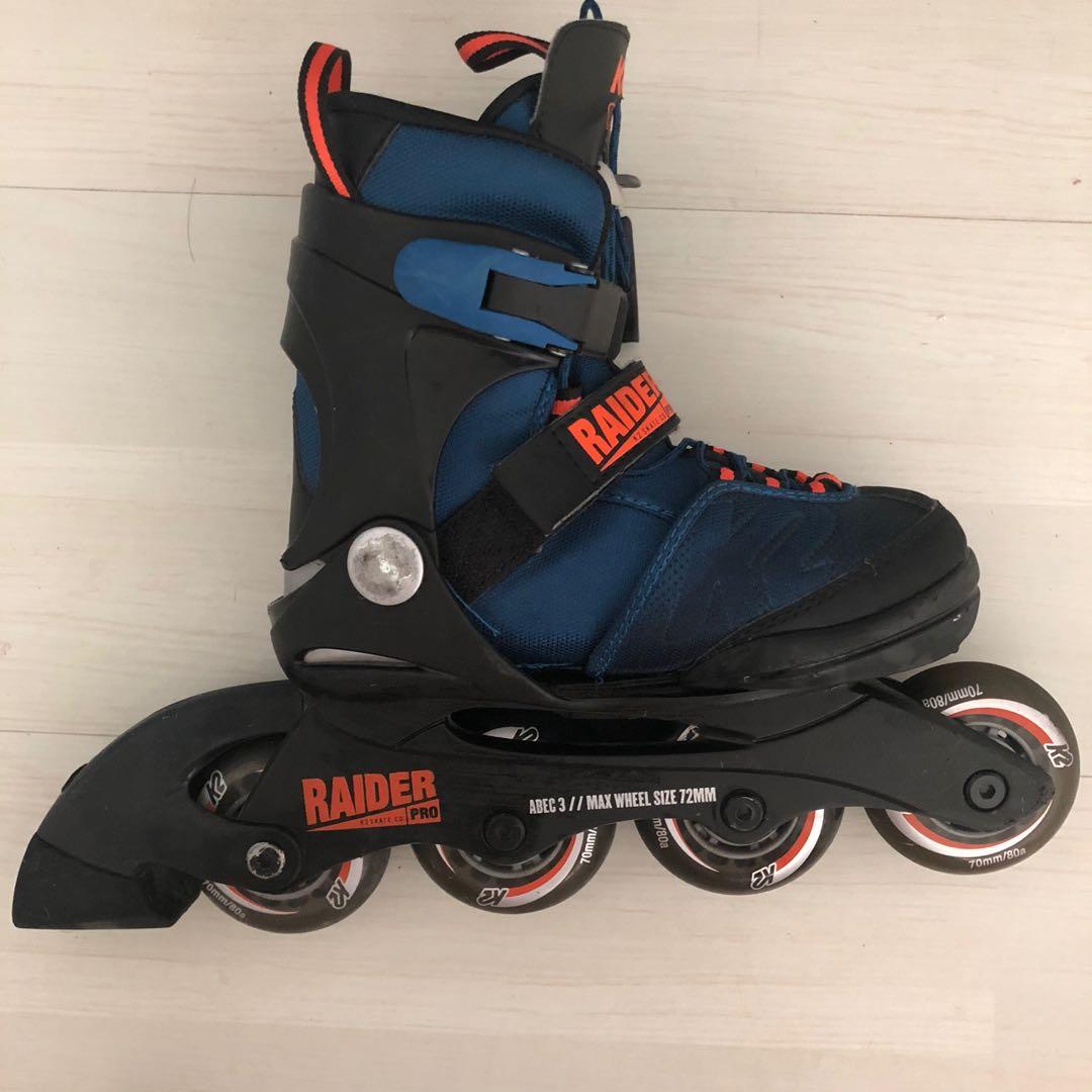 K2 Raider Pro Youth Boys inline skates, Sports Equipment, Sports & Games, Skates, Rollerblades