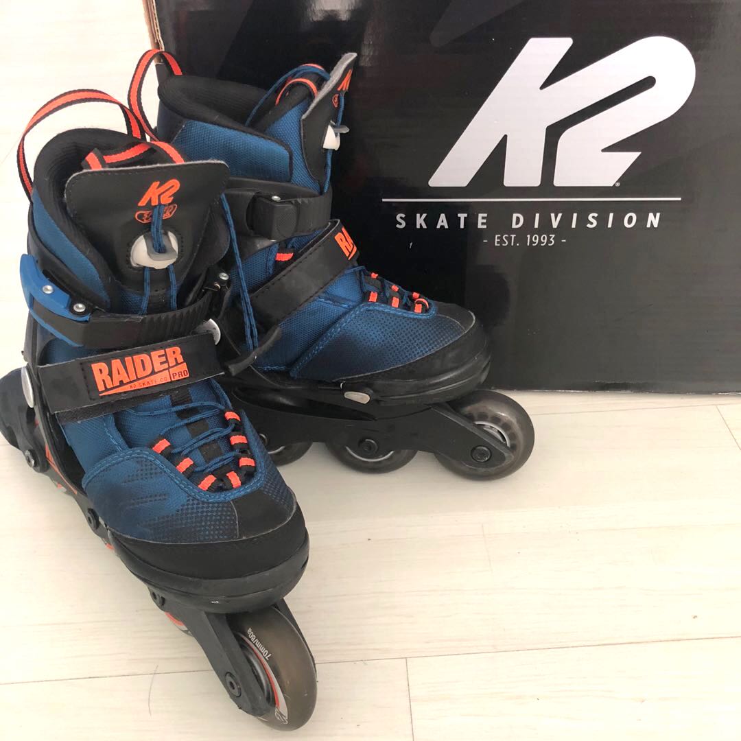 K2 Raider Pro Youth Boys inline skates, Sports Equipment, Sports & Games, Skates, Rollerblades