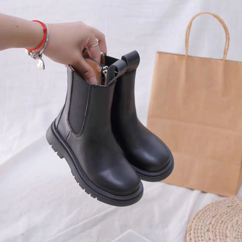 black infant chelsea boots