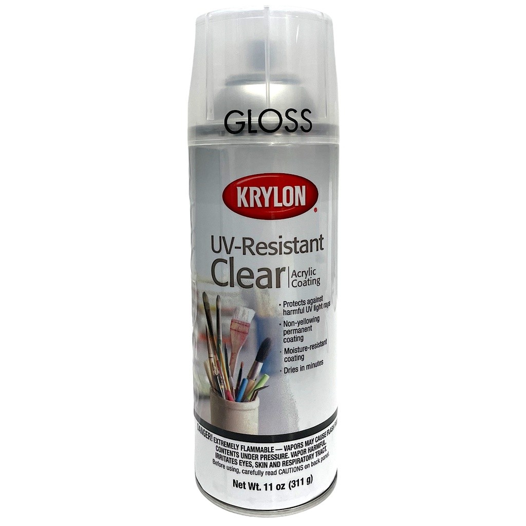 Krylon 1305 Uv Resistant Crystal Clear Gloss Hobbies And Toys