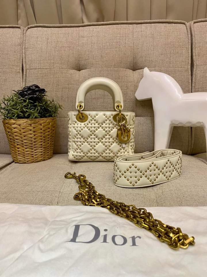 Lady dior hotsell mini studded