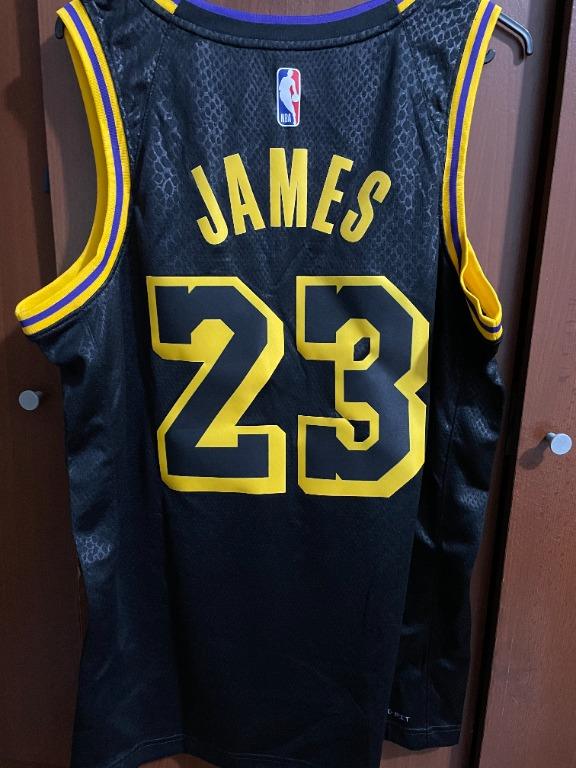 LEBRON JAMES BLACK MAMBA JERSEY, Men's Fashion, Activewear on