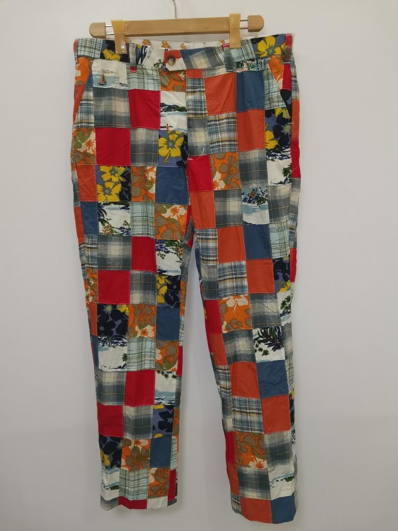 LOUD MOUTH | Patchwork Golf Pants, Men 