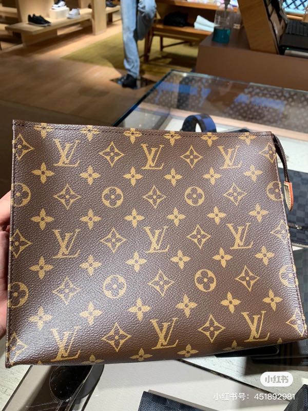Lv toiletry 26 with strap, Luxury, Bags & Wallets on Carousell