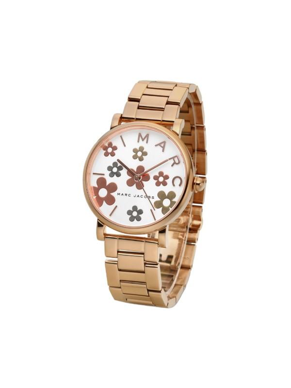 Marc Jacobs Rose Gold Tone Flower Watch
