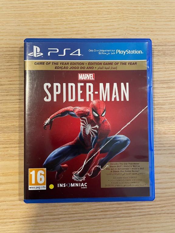 Marvel spider man ps4 game of the year edition on sale
