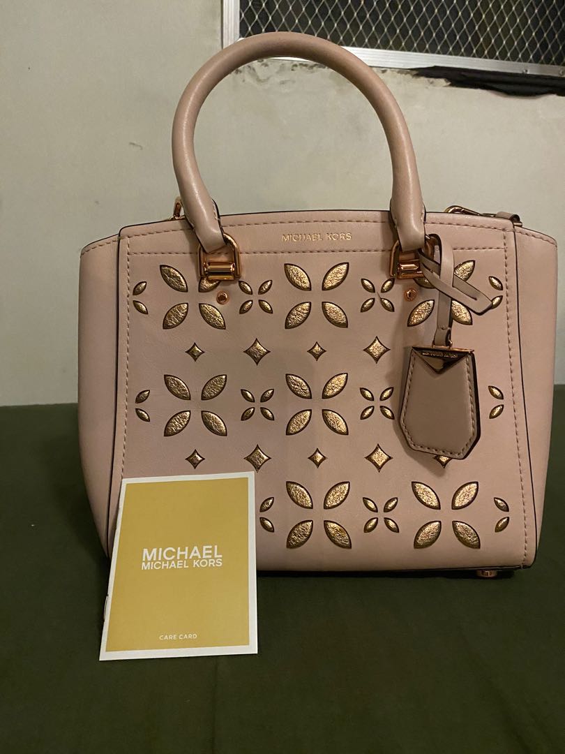 Benning medium sales perforated leather satchel