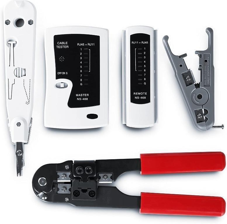 Network Cable Tester for RJ45 RJ11 cable - Patch cable tester line ...