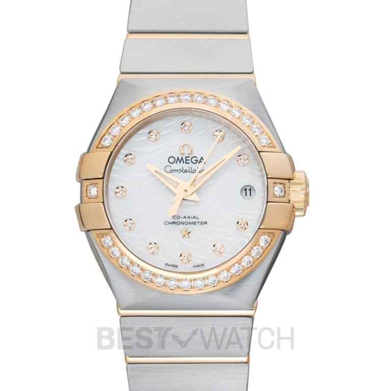 NEW Omega Constellation Automatic White Dial Stainless Steel Ladies Watch 123.25.27.20.55.007