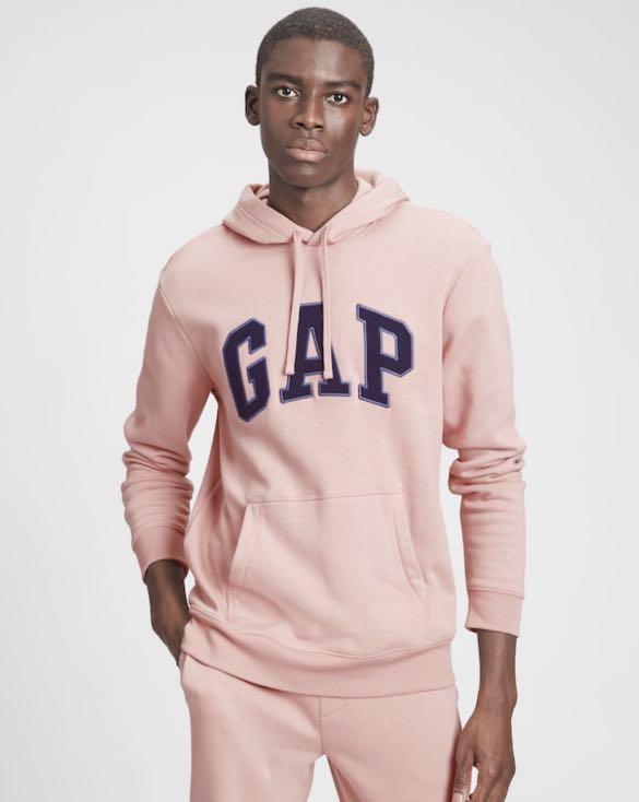 mens pink gap hoodie