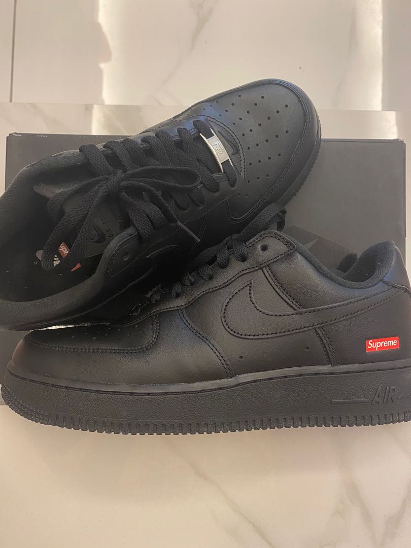 nike af1 supreme black