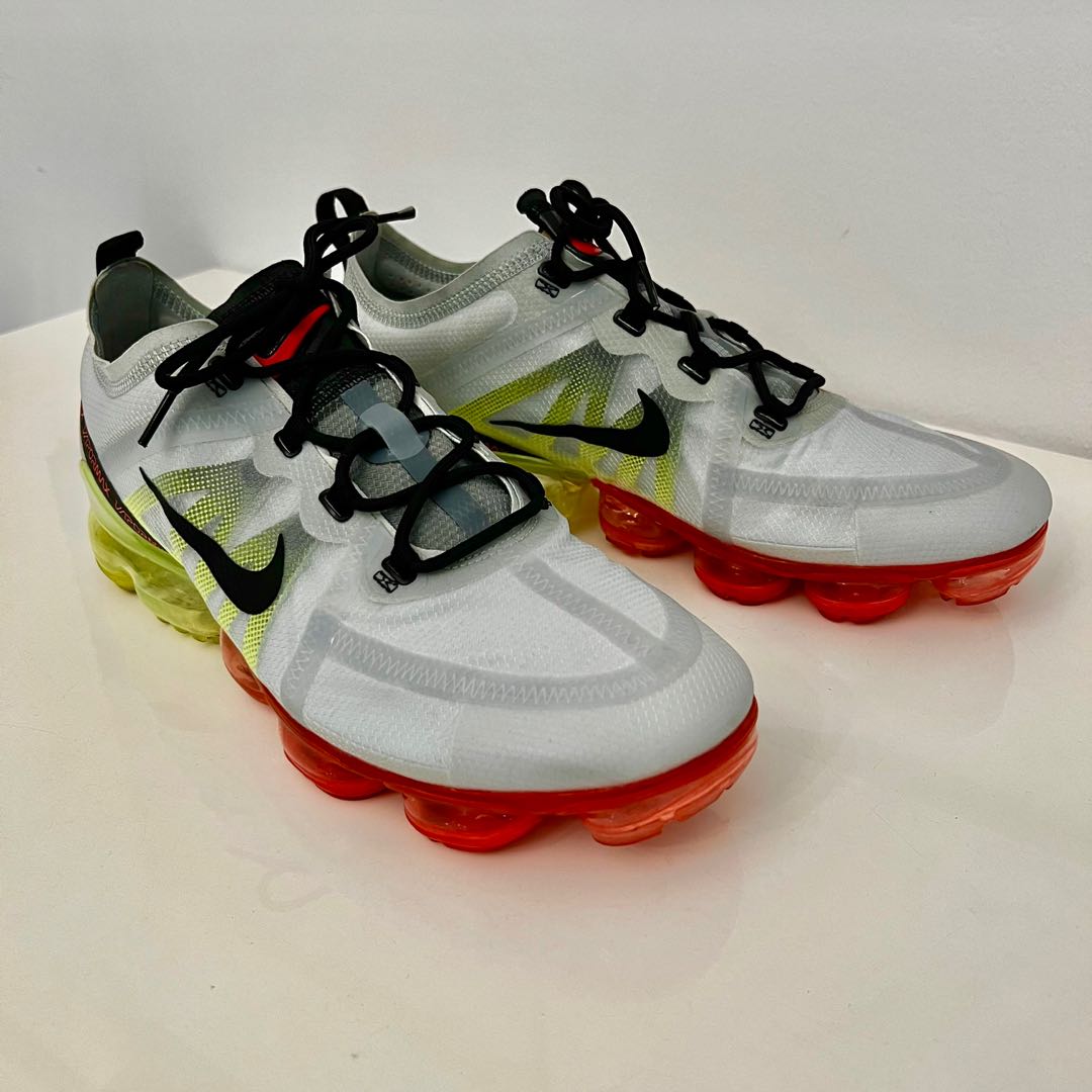 NIKE VAPORMAX PURE PLATINUM BLACK VOLT US12 Men s Fashion
