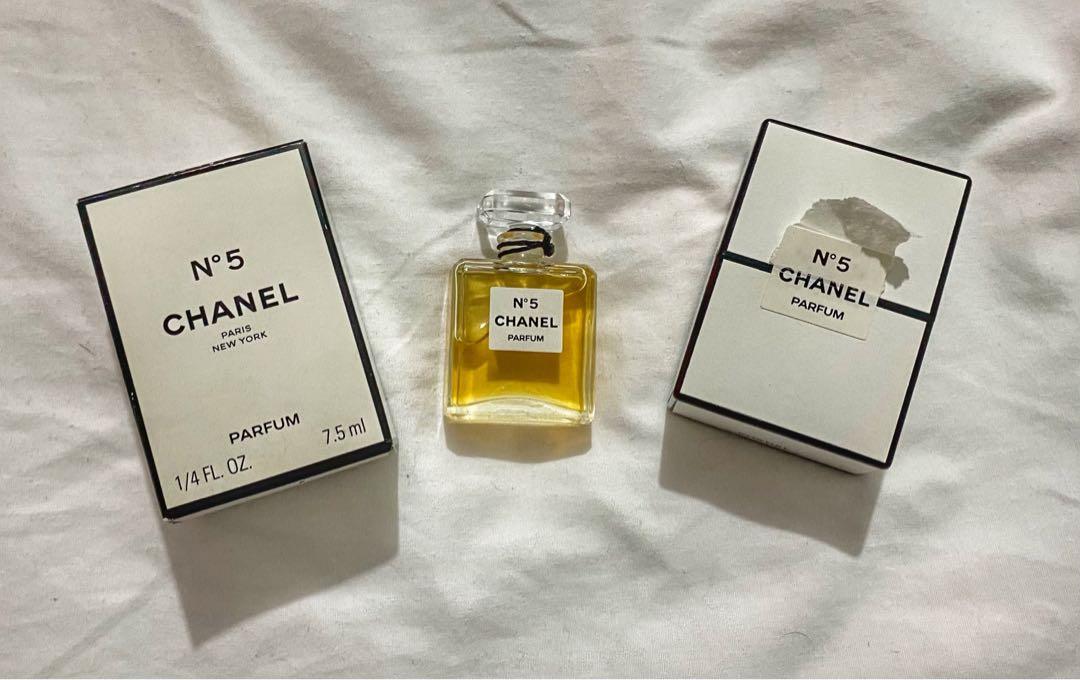Authentic Chanel No. 5 Parfum Perfume 7ml 14ml 80's 90's - Mar25