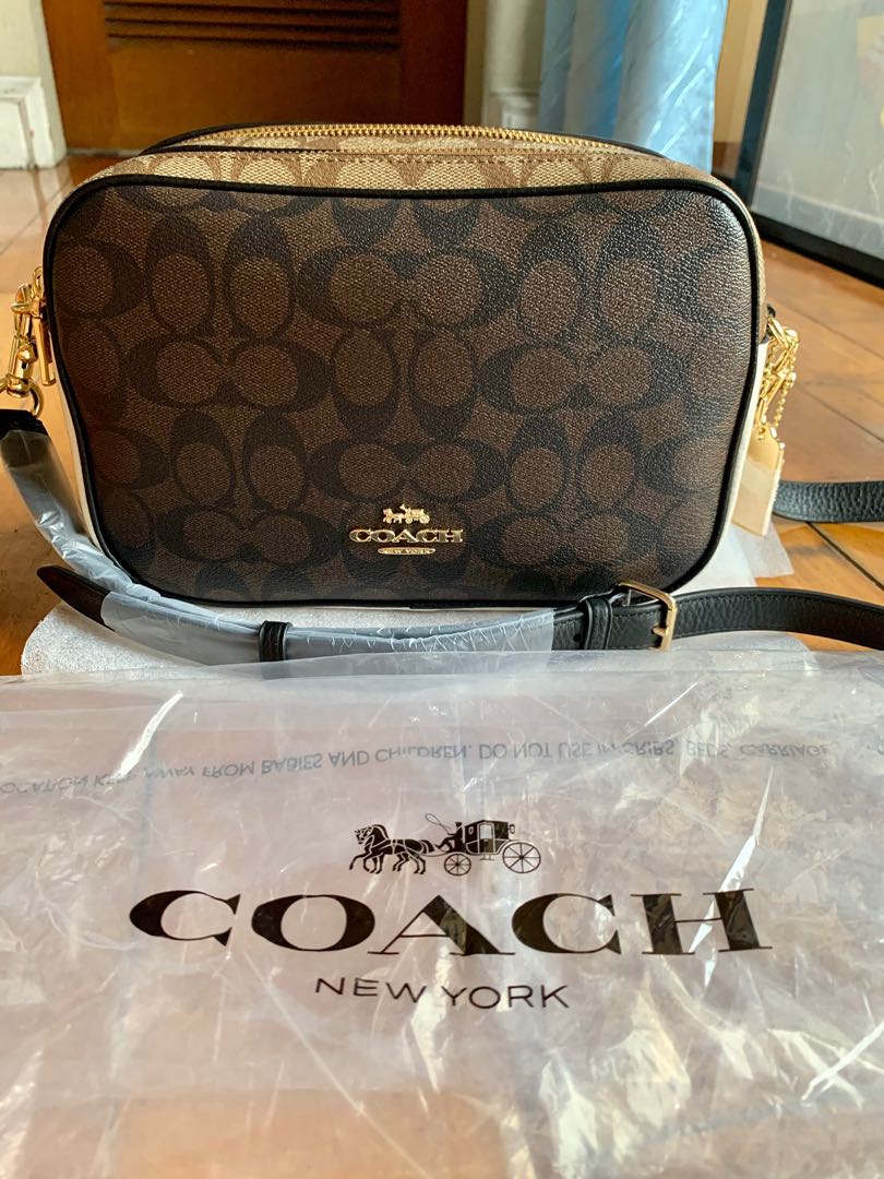 Original Coach Jes Tricolor, Luxury, Bags & Wallets on Carousell