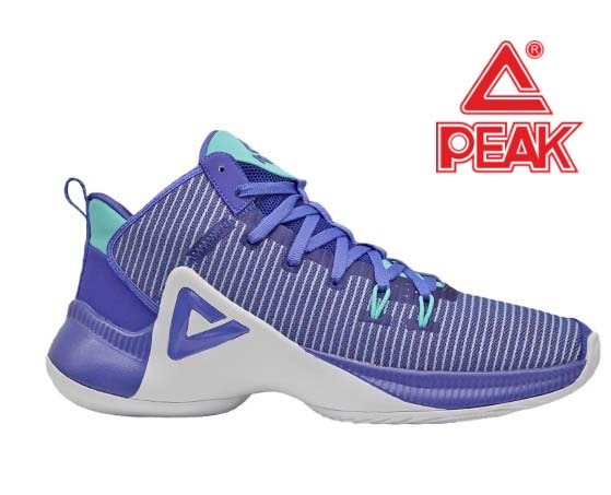 PEAK Competitive Series Basketball Shoes Purple White READY