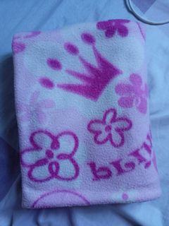 Pink baby blanket