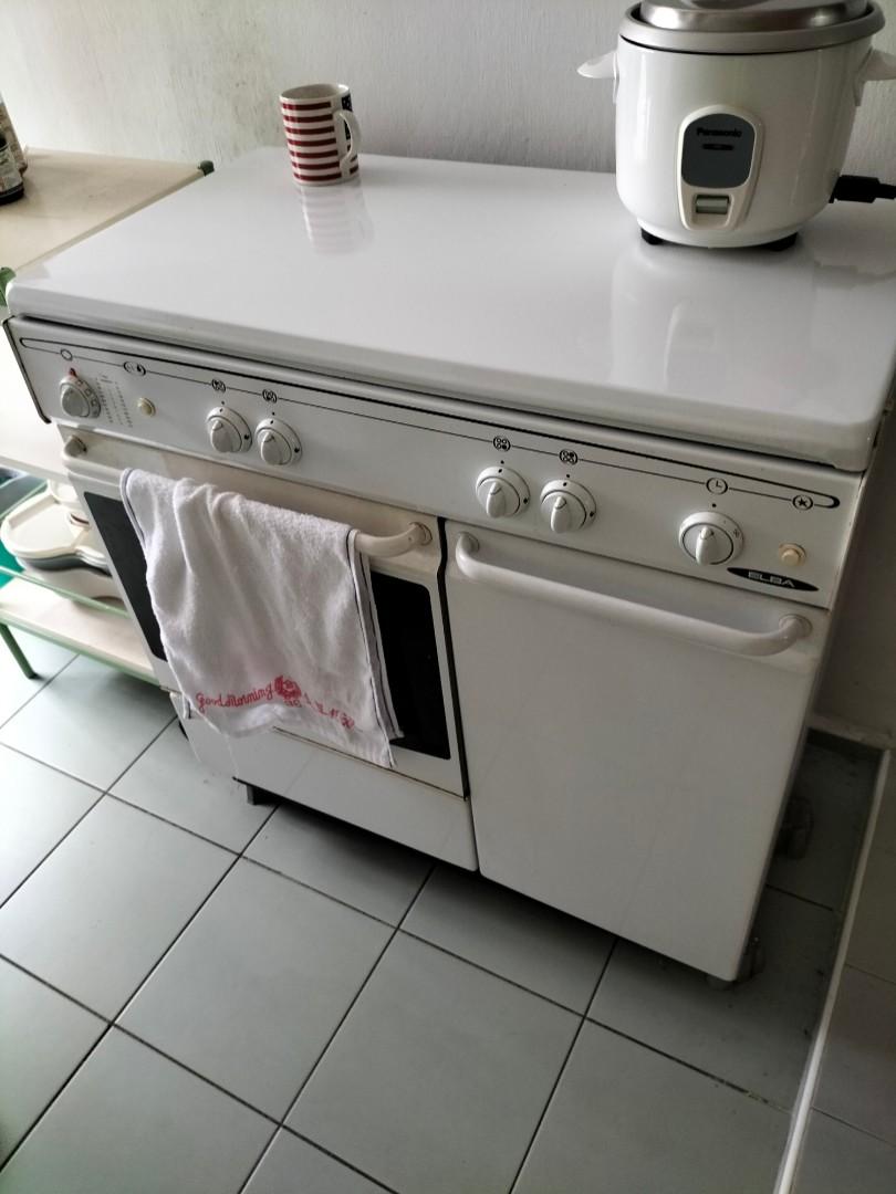 Portable Gas Stove! Oven not working., Furniture & Home Living