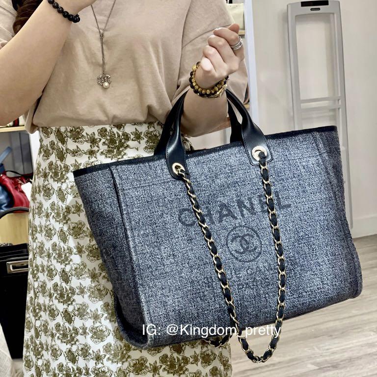 Chanel deauville store tote sizes