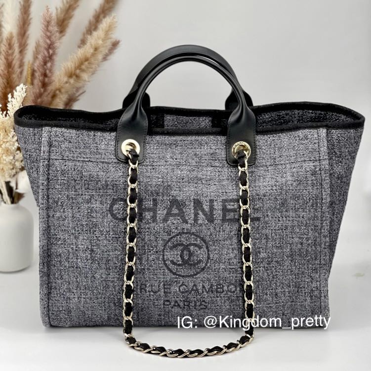 Pre-order Chanel Deauville Tote Medium Size, Luxury, Bags & Wallets on ...