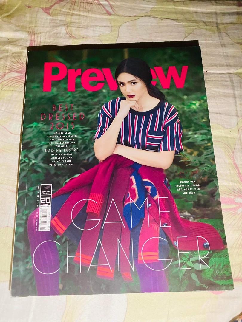 Preview Nadine Magazine Dec.2015-Jan.2016 (Category: Magazines) located in Marikina City. Submitted by ellainkeithd (Listing ID 1162431267, Image 1). Description: I've been a JaDine fan ever since but I think it's time for a new owner. RFS: School allowance Price can be negotiated and if you are interested in more JaDine magazine don't hesitate to dm me..