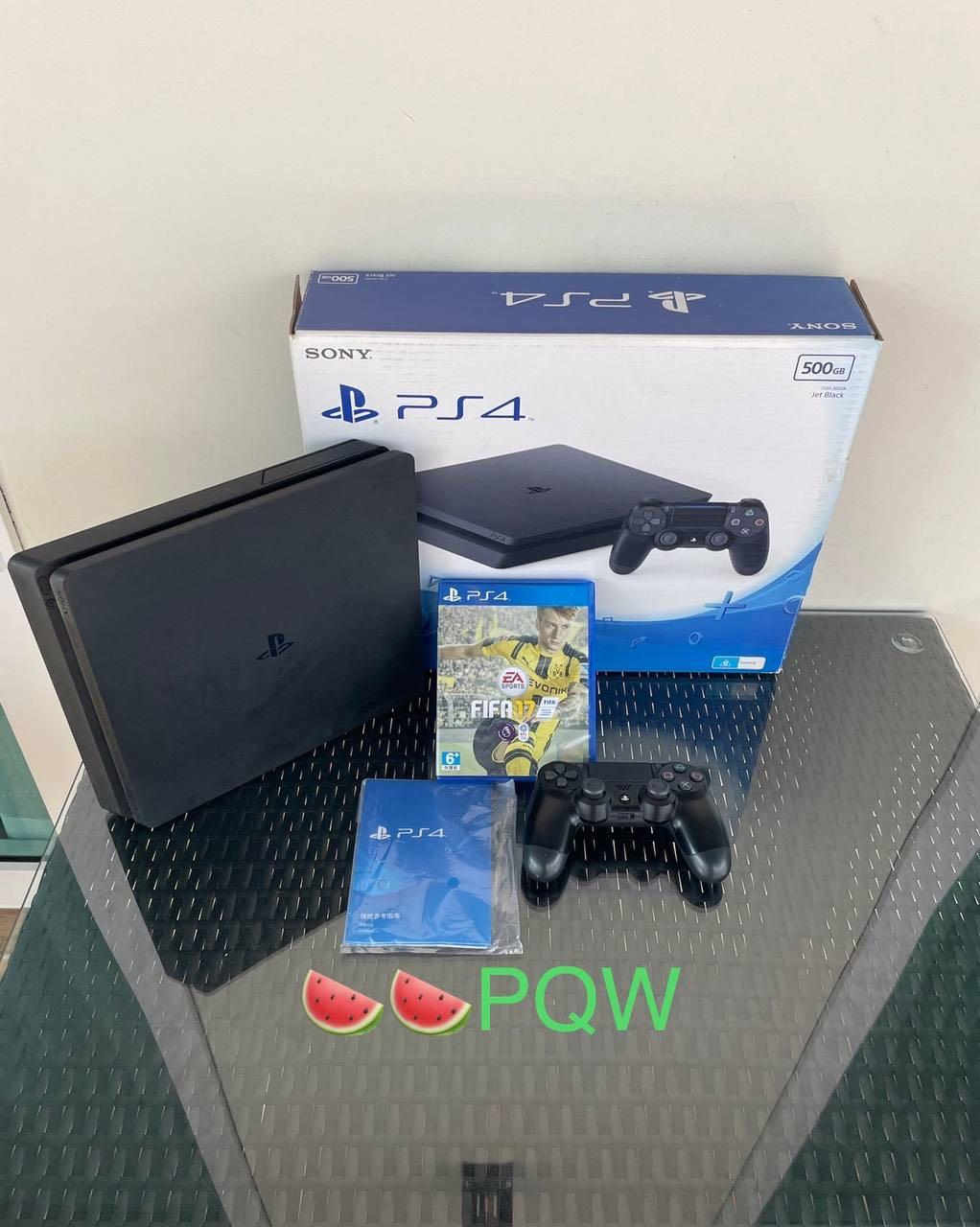 PS4 Slim Console with box free random game