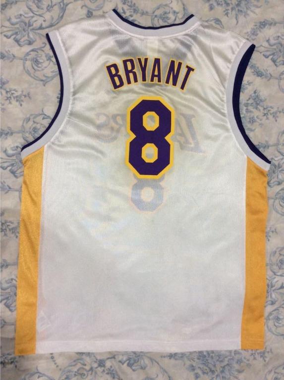 DEADSTOCK KOBE BRYANT LA LAKERS WHITE ALTERNATE REEBOK JERSEY - Primetime