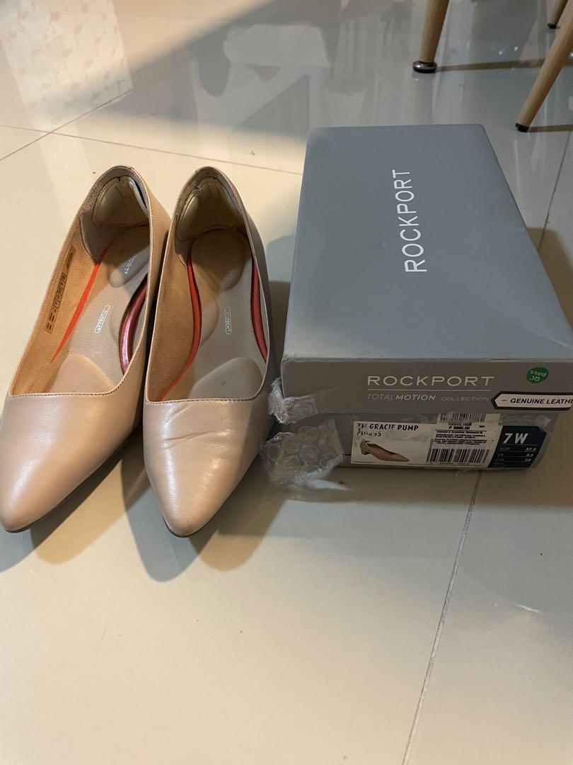 ROCKPORT Gracie Pump 7W Nude Genuine 