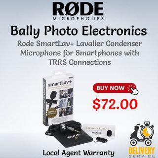 Rode SmartLav+ Lavalier Condenser Microphone for Smartphones with TRRS Connections