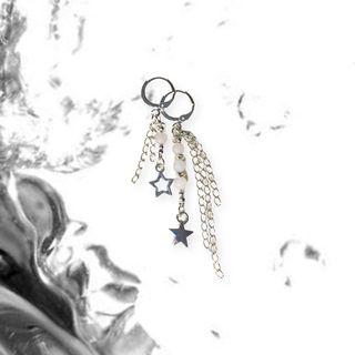 Rose quartz earrings