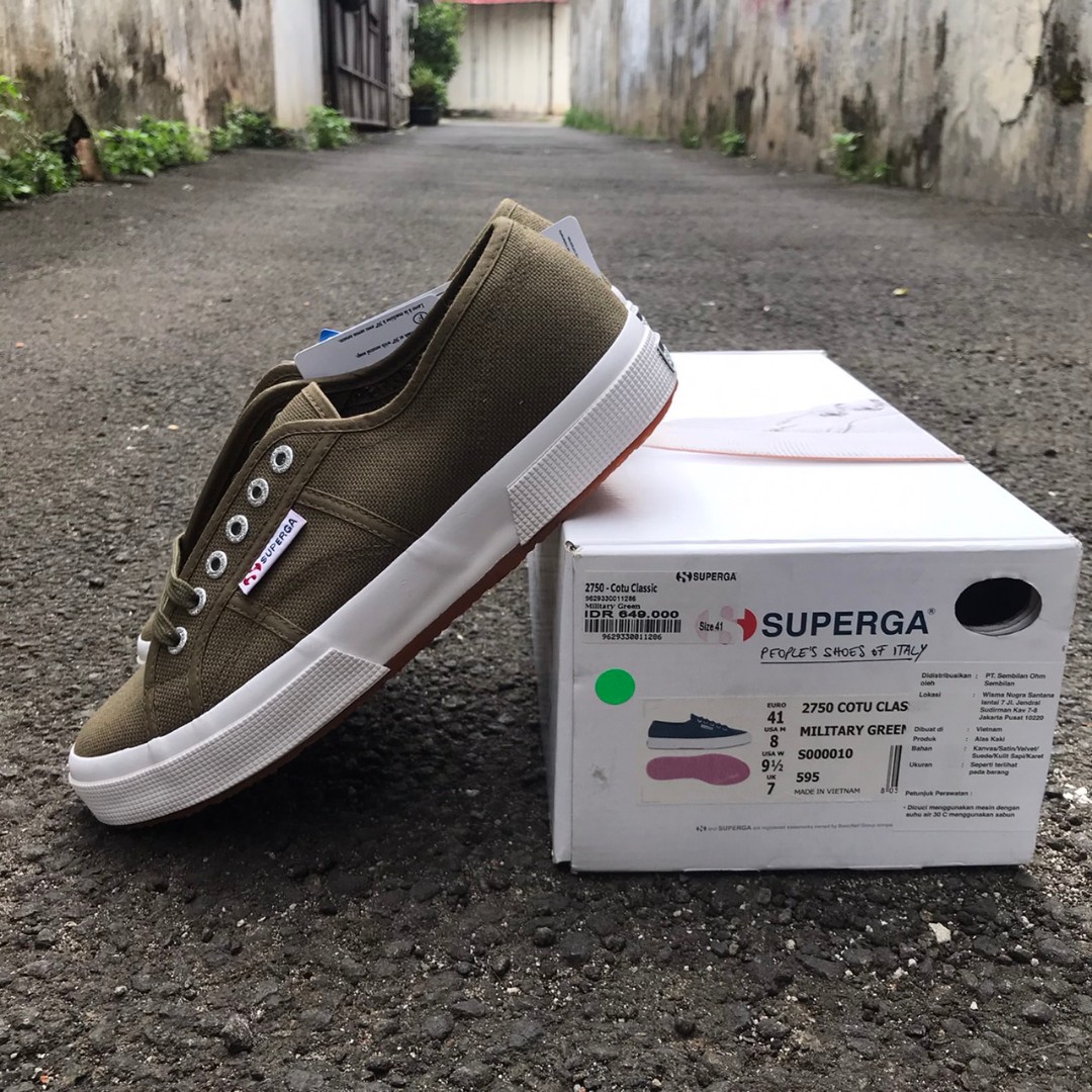 Superga army chrome hot sale