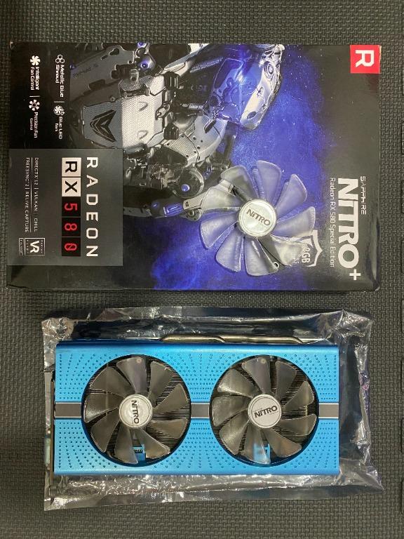Sapphire RX580 Nitro Special Edition Mint condition and free