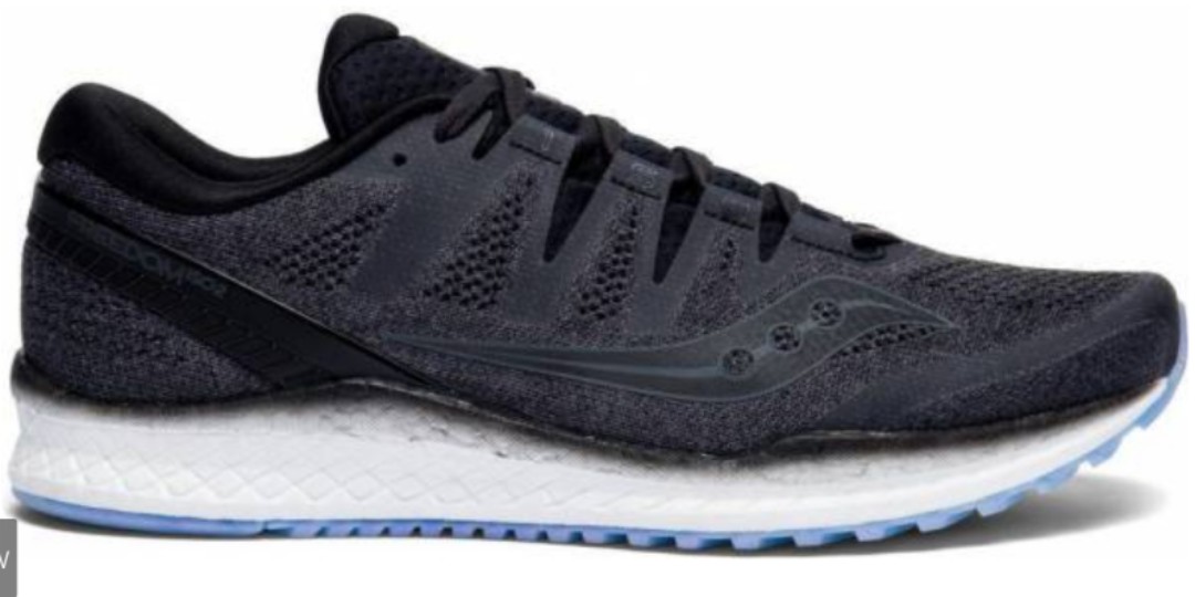 Saucony Freedom ISO 2 Men s US 11 Black running neutral shoe
