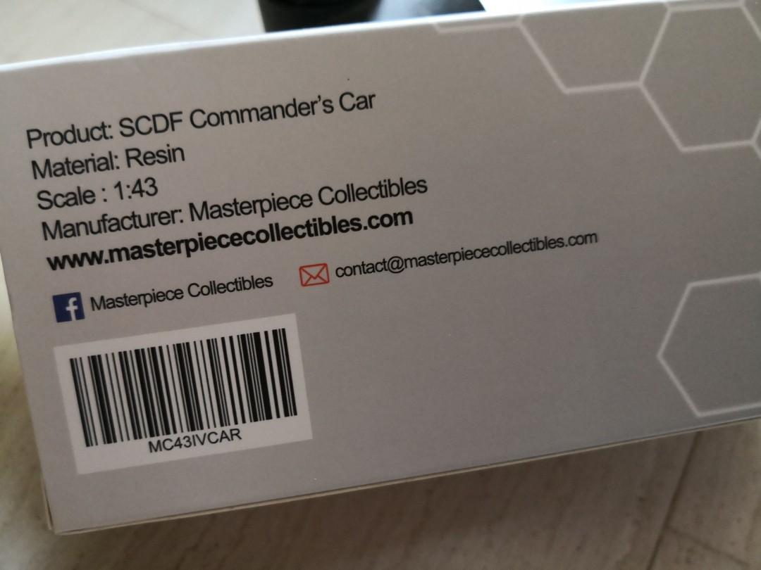 SCDF Commander Vehicle 1:43 Limited Edition, Hobbies & Toys, Toys ...