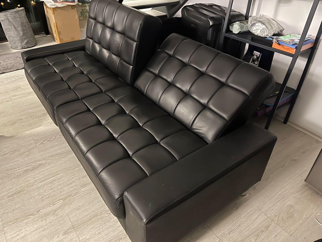 Seahorse leather shop sofa bed