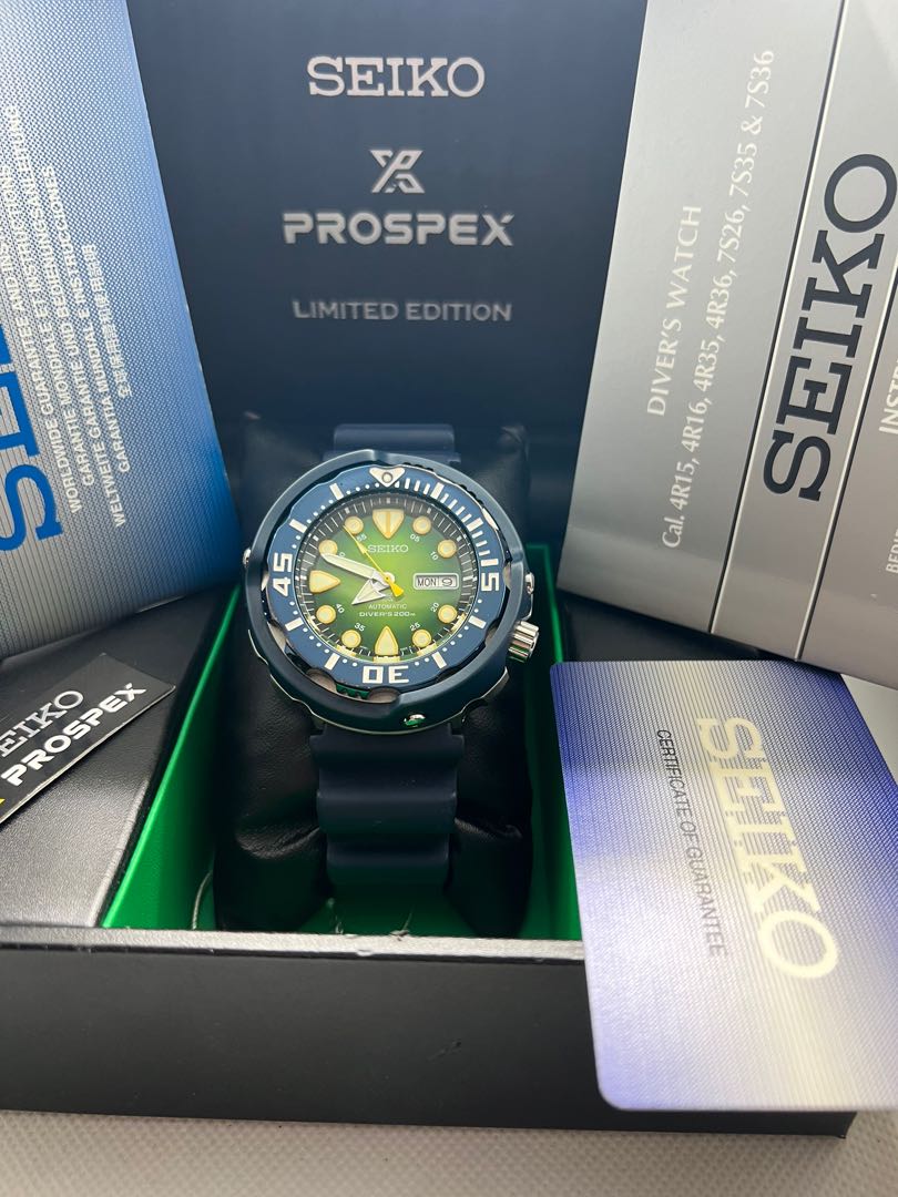 SEIKO PROSPEX TUNA DIVERS 200M AUTOMATIC SRPA99K1 SRPA81K1
