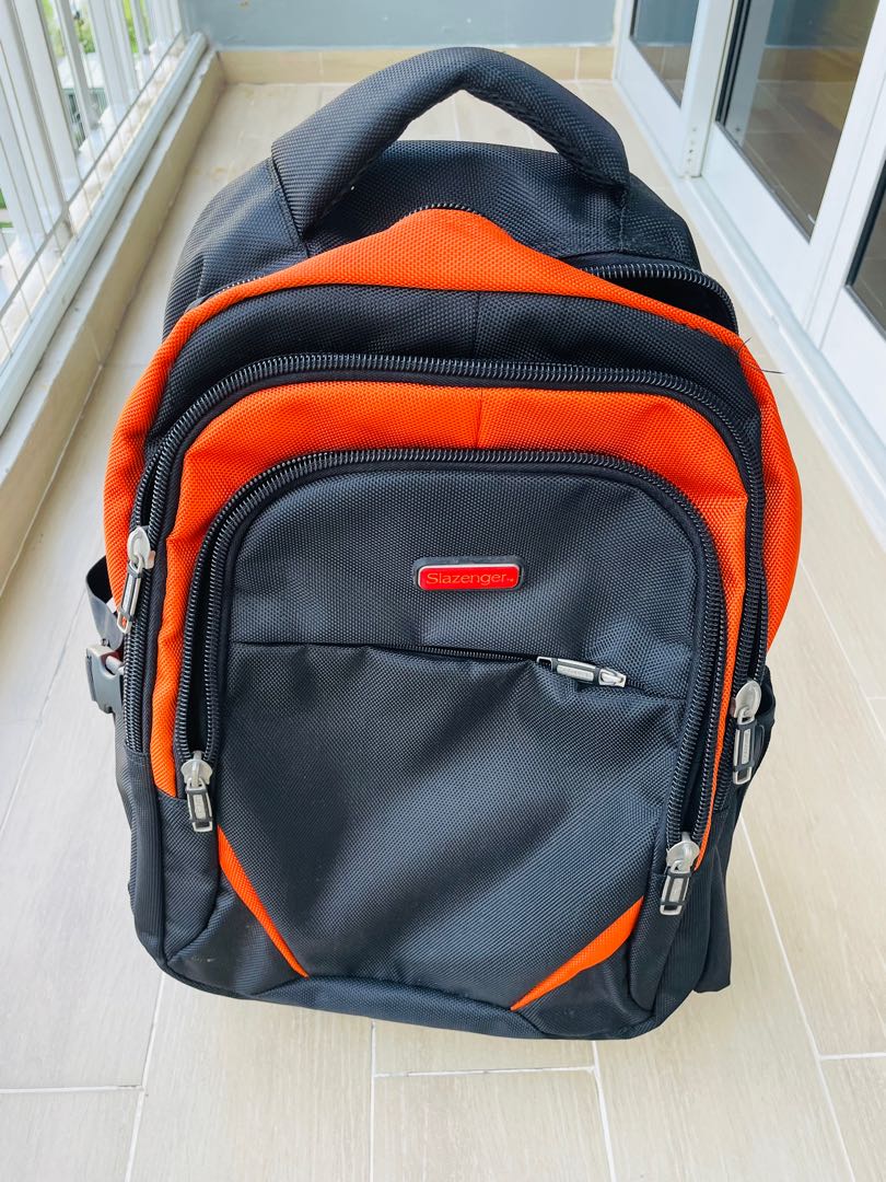 Slazenger backpack with Trolley Men s Fashion Bags Backpacks on