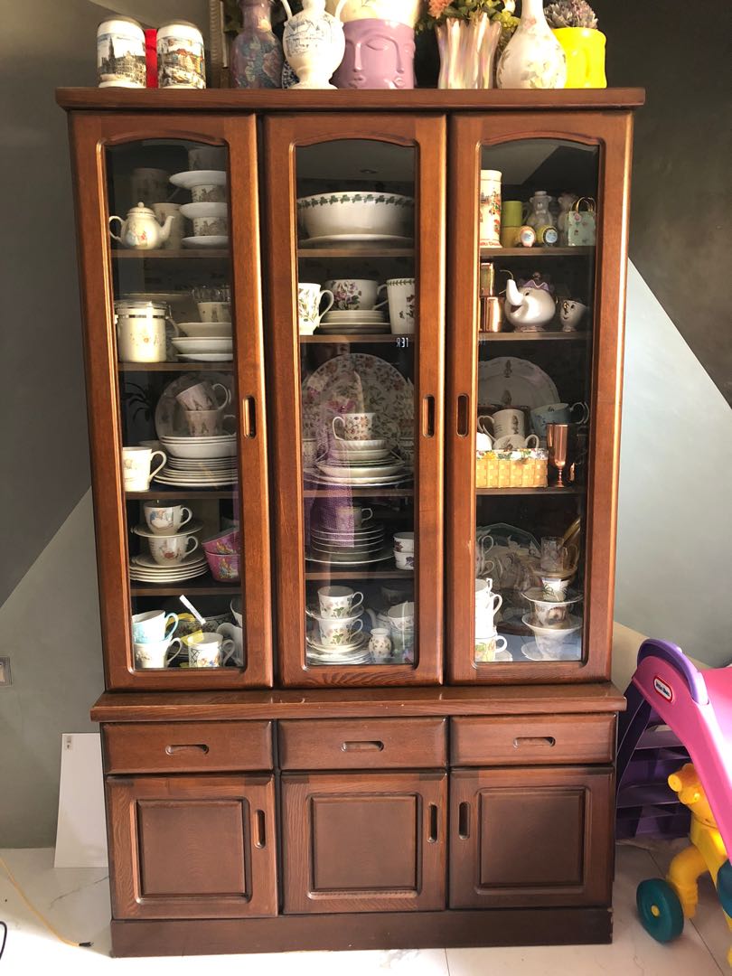 Solid Wood Platera from Japan Surplus Detachable Display