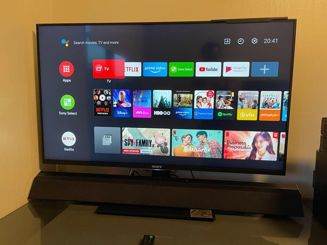 Sony Bravia TV + Sound Bar System, TV & Home Appliances, TV & Entertainment, TV on Carousell