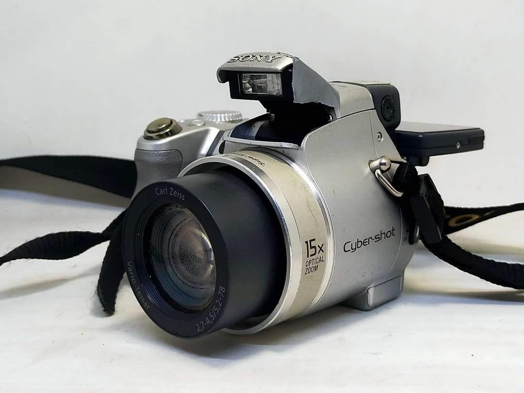 sony dsc h9 ccd sensor bridge cam (Category: Cameras) located in Manila. Submitted by jonrick.co (Listing ID 1162522822, Image 2). Description: excellent condition camera Slight physical issue may crack sa left side ng flash pero working ang flash nilagay na ng ducking tape see last pic sa ads last price.