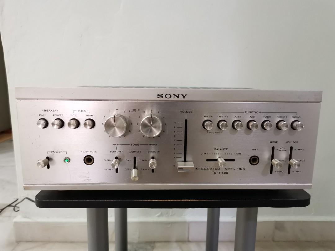 Sony vintage TA-1150D Stereo integrated Amplifier, Audio