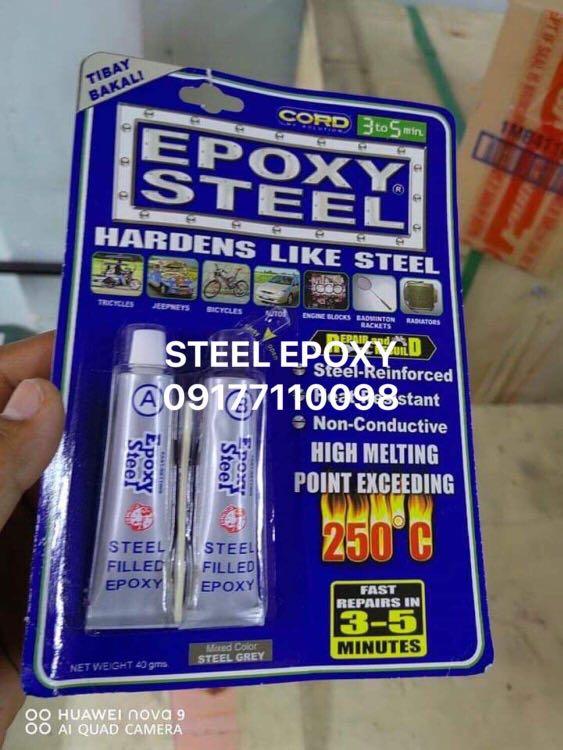 Steel Epoxy, Commercial & Industrial, Construction & Building Materials on Carousell
