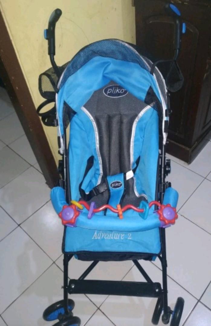 Stroller Pliko adventure, Bayi Anak, Kereta, Kursi Goyang