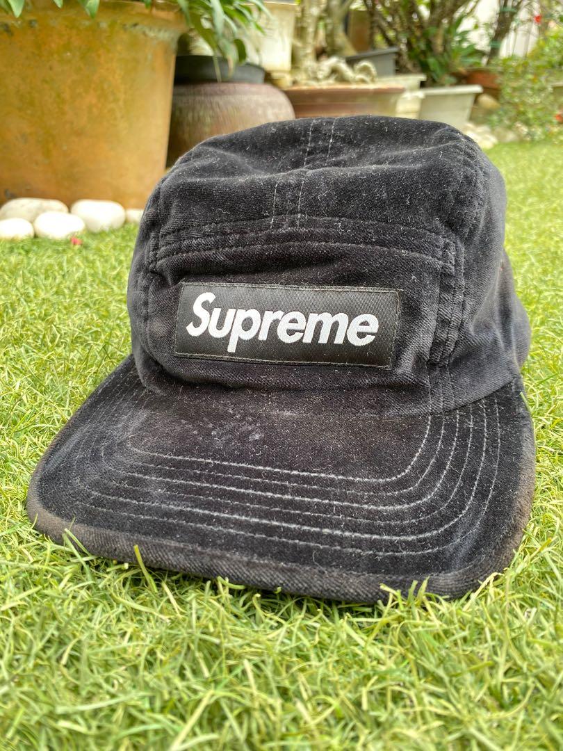 Supreme velvet camp cap top