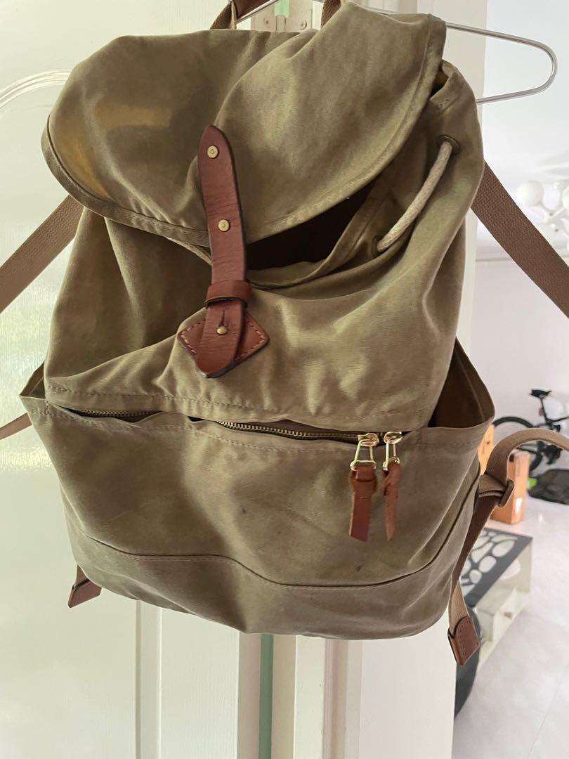 Tanner Goods Voyager Waxed Canvas rucksack Men s Fashion Bags