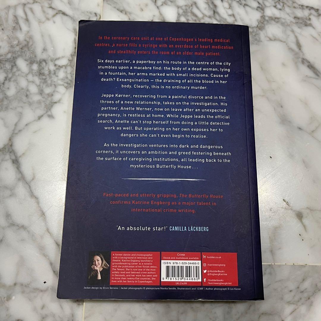 the butterfly house by Katrine Engberg, Hobbies & Toys, Books