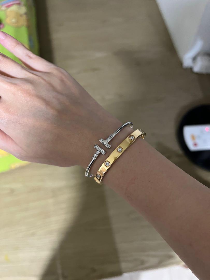 Tiffany T diamond bangle