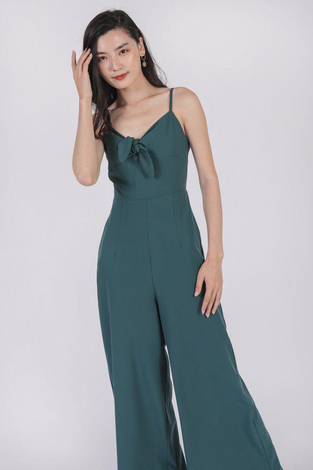 Tinsel Rack Tyler Jumpsuit in Emerald, Women's Fashion, Dresses & Sets