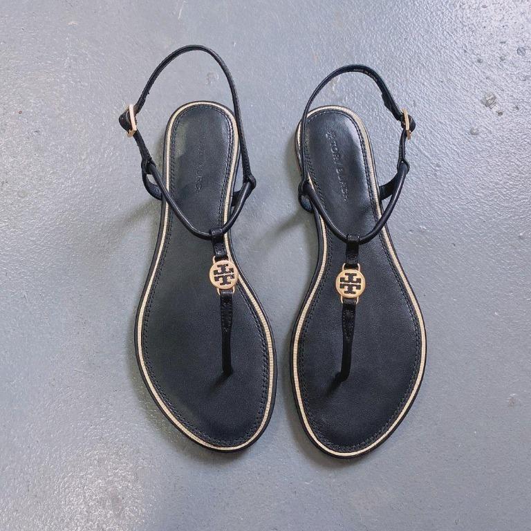 Tory Burch woman's ankle-strap flat sandal casual flip flop size39-44,  Men's Fashion, Footwear, Flipflops and Slides on Carousell