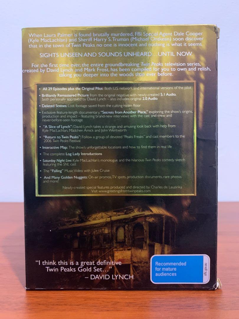 TWIN PEAKS TV Series Season 1&2 - Definitive Gold Box DVD Set